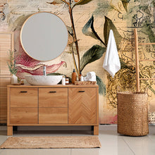 Floral Whimsy — Bold Florals Luxury Wallpaper Mural: Sample/Swatch / Peel-stick