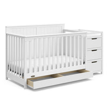 Graco® Hadley 5-in-1 Convertible Crib and Changer with Drawer: White
