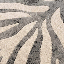 Gray Ecorse Zebra Print Area Rug: 7'10" x 10'3" Rectangle