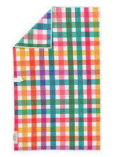 Live A Little Plaid: Double-Sided Hand Towel: Multicolor / Hand Towel (17 in x 27 in)