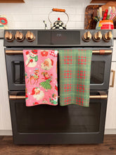 Old Fashion Fun: Double-Sided Hand Towel: Pink / Hand Towel (17 in x 27 in)
