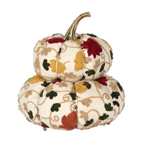 Double Deck Embroidered Pumpkin