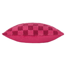 Check It Boucle Fleece Cushion Pinky Crush: Pinky Crush / Polyester Filled / 45 x 45cm