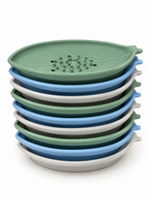Shower Steamer Tray - Leaf Silicone Tray : Gray