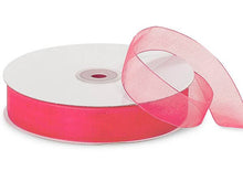 Sheer Organza Gift Packaging Ribbon: Pretty Pink / 1 Pack / 1/4"x100 yards