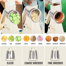 NutriSlicer 3-in-1 Spinning/Rotating Food Slicer and Grater