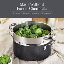 GraniteStone Ceraluxe 20 Piece Cookware set (Beige) Speckle