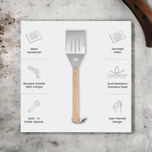 BBQ Grill Spatula Tool, Personalized Grilling Tool: Engraved - Custom Logo / Allura