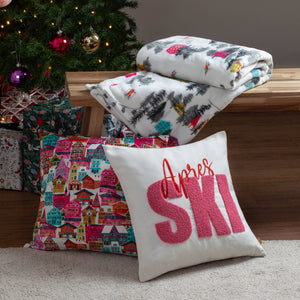 Aspen Velvet Cushion Multicolour: Multicolour / Polyester Filled / 45 x 45cm
