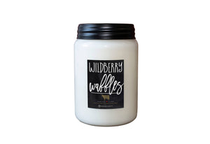 26 oz Farmhouse Jar Soy Candle: Wildberry Waffles