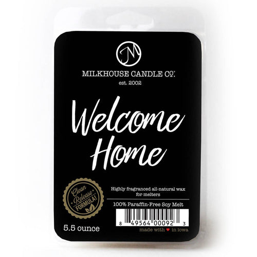 5.5 oz Scented Soy Wax Melts: Welcome Home, by Milkhouse