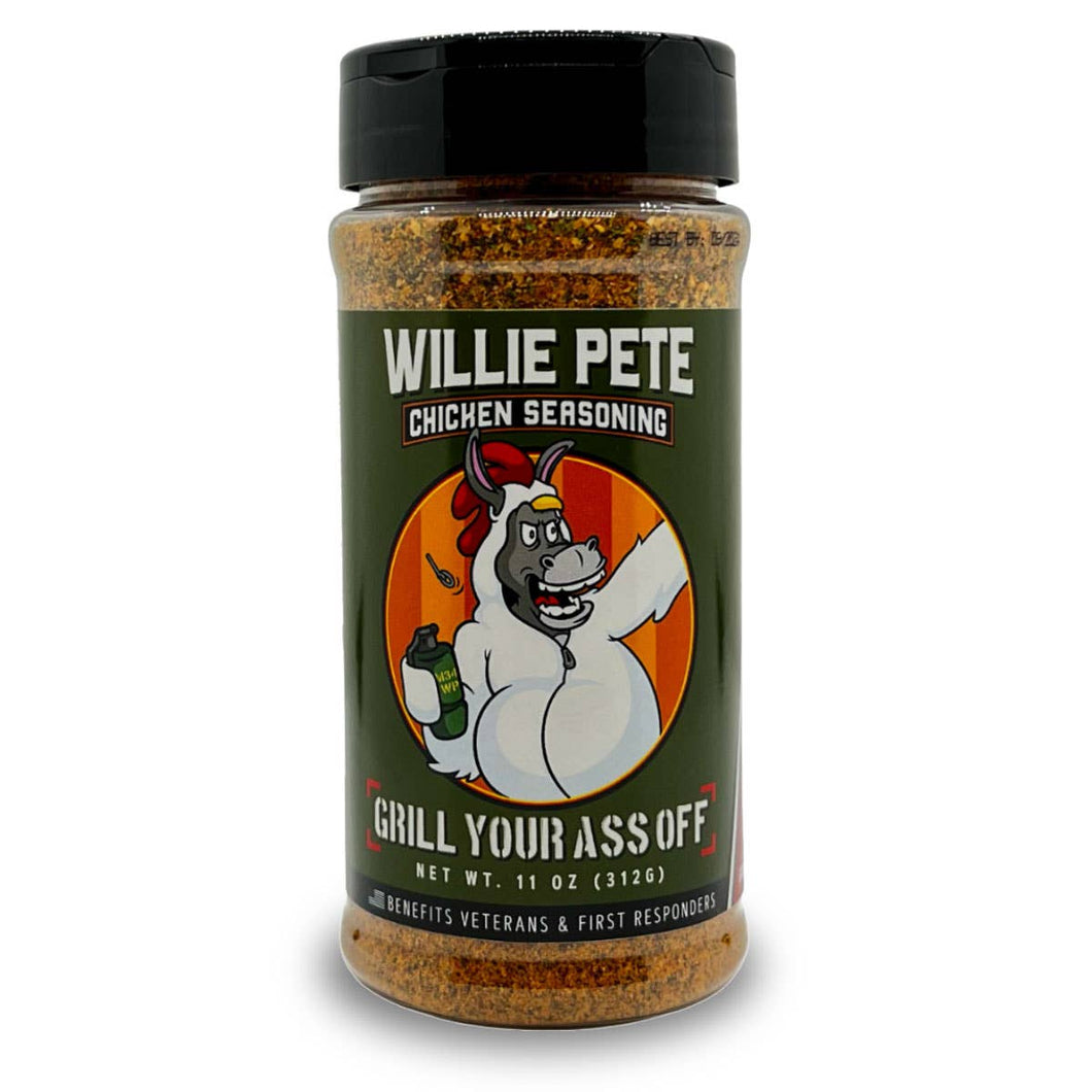 Willie Pete Chicken Seasoning - Poultry, Garlic, Pepper